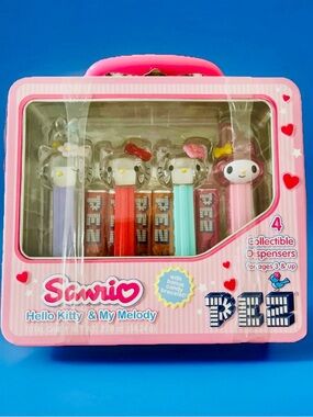 Sanrio Hello Kitty PEZ Dispenser Set - Hello Kitty & My Melody NEW